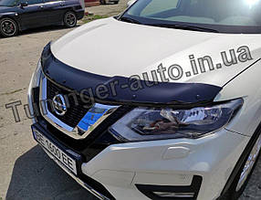 Дефлектор капота (мухобійка) Nissan Xtrail 2014-2020 (Cappafe)