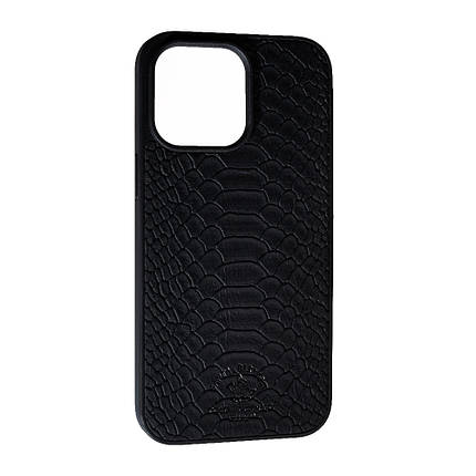 Накладка Santa Barbara Snake Apple iPhone 14 Pro Max, Black, фото 1