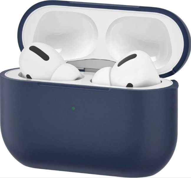 Чохол накладка Silicon Case Thin для AirPods 3 Midnight Blue