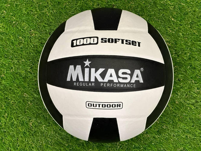 Купить Мяч волейбольный Mikasa 1000 Soft Set черно-белый, цена 429 ...