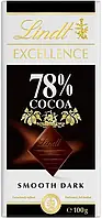 Чорний шоколад Lindt Excellence 78% Cocoa 100 г, Німеччина