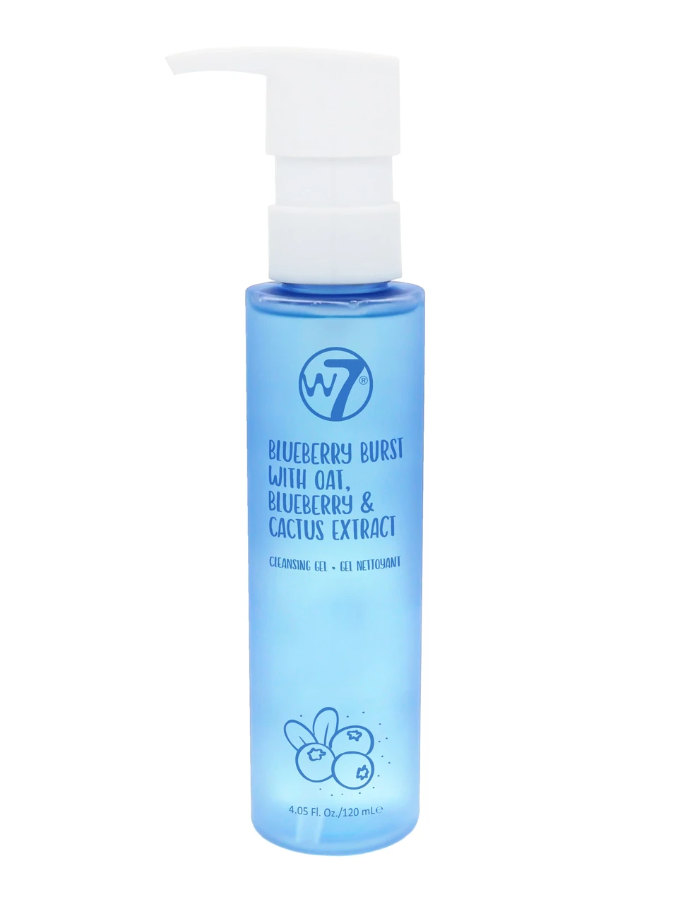 Гель для вмивання обличчя W7 Blueberry Burst 120 мл