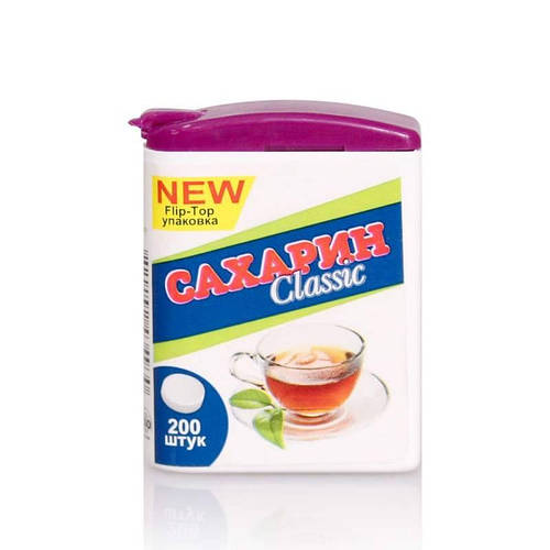 Купить Сахарин Classic flip-top подсластитель Красота и Здоровье 200 ...