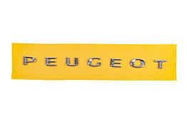 Напис Peugeot 201мм на 12мм Davs Auto для Peugeot 5008 2009-2016 ABS-пластик