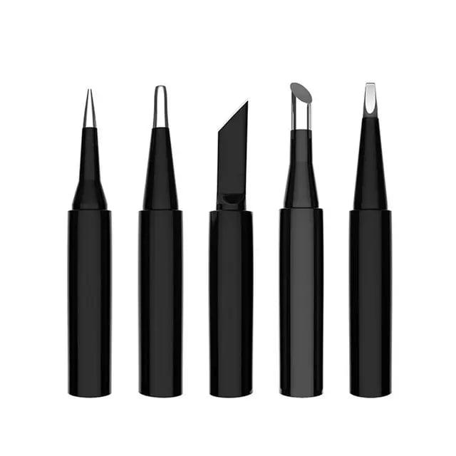 Набір тиснутий 5 шт. чорні 900M-T для паяльників і паяльних станцій