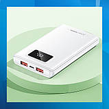 Зовнішній акумулятор Remax Breezy 10000mAh QC 22.5W White (RPP-319), фото 3