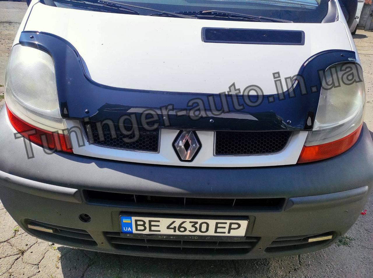 Дефлектор капота (мухобійка) Opel Vivaro 2001-2014 (Cappafe)