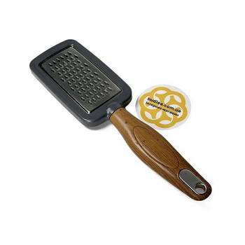 Ручна терка для сиру WOODEN, сірий OKYANUS