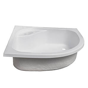 Піддон глибокий кутовий Diper I 90х90х24/35, фото 2