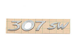 Напис 307 SW для Peugeot 307 ABS-пластик