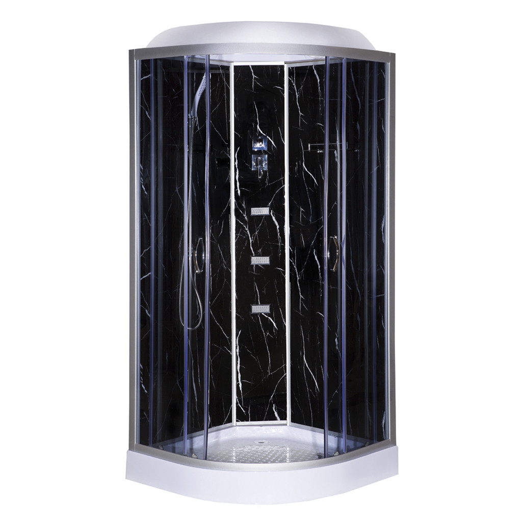 Гідробокс 100х100x215 см низький піддон TKF