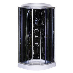 Гідробокс 100х100x215 см низький піддон TKF, фото 1