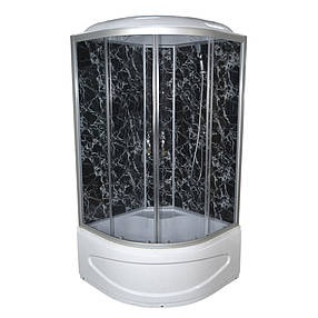 Гідробокс TKF90 Чорна павутина BG 90x90x215 глибокий піддон, фото 2