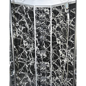 Гідробокс TKF100 Чорна павутина BG 100х100x215 глибокий піддон, фото 3