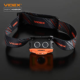 Налобний світлодіодний ліхтарик VIDEX VLF-H085-OR 400Lm 5000K
