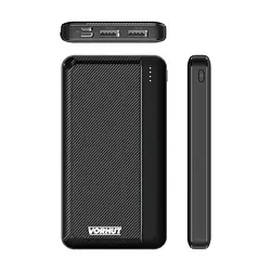 Повербанк швидка зарядка 10000 Mah Vorhut 34-260 5V/2.1А 5V/2.0А Powerbank Зовнішній акумулятор