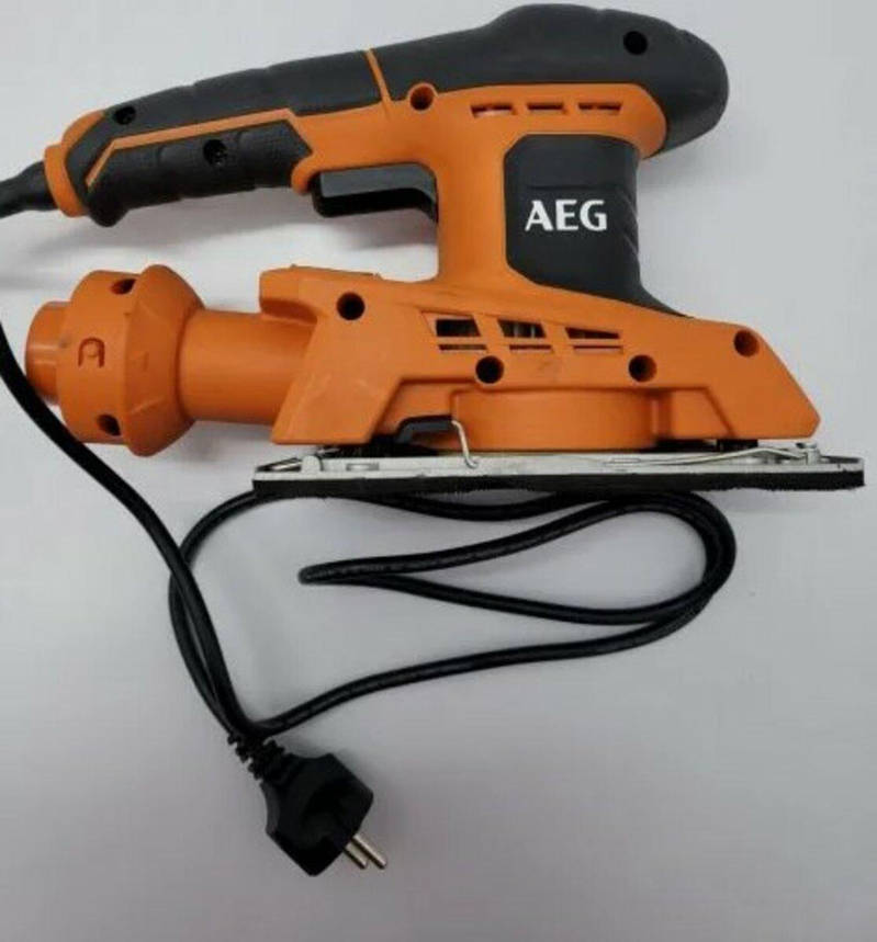 Шліфмашина вібраційна мережева AEG: 250 Вт, платформа- 90 x 187 мм, 6000- 12000 колив/хв, фото 3