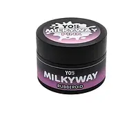 YO NAILS RubberOid Milkyway PINK Soak Off Hard Base Каучуковая база розовая, 30 мл