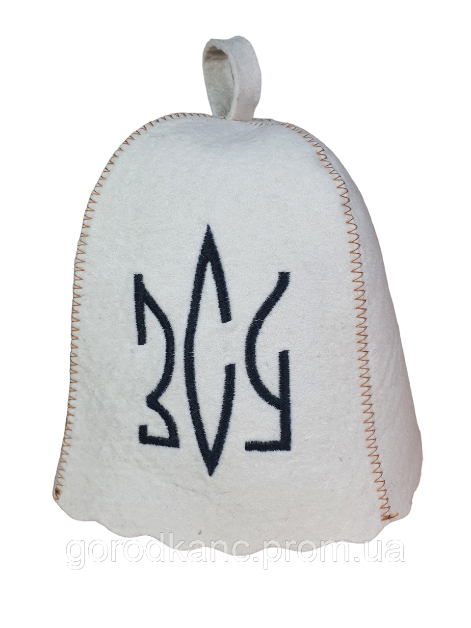 Шапка для сауни з вишивкою 'ЗСУ ', Saunapro