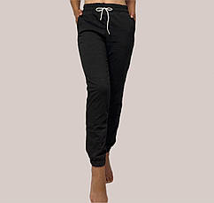 Стильні трикотажні штани, No 160 темно-сірий, фото 2