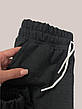 Стильні трикотажні штани, No 160 темно-сірий, фото 3
