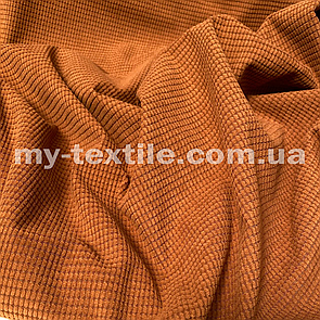 Трикотаж мікровельвет Соти Коричневий