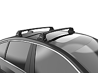 Автобагажник на крышу Turtle AIR3 Premium для Mercedes-Benz C-Class W204 2007-2015 Черный