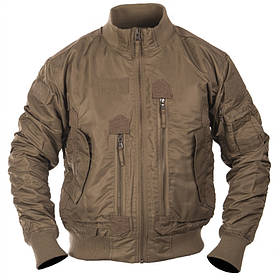 Куртка бомбер демісезонна Mil-Tec Tactical Flight Jacket Dark Coyote 10404619