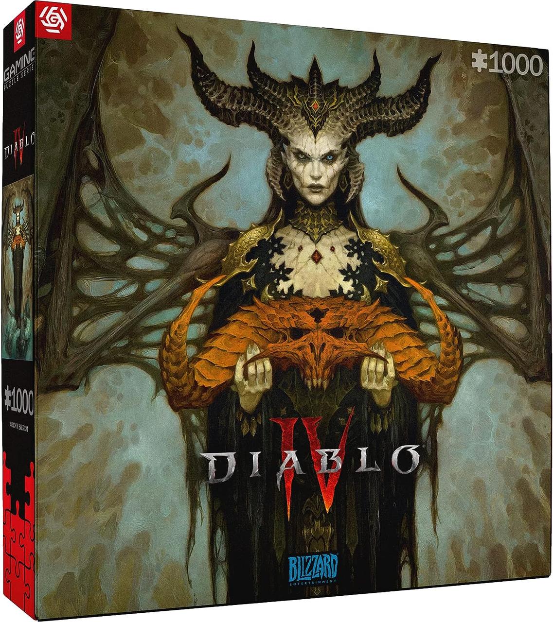 Офіційний пазл  Diablo IV Lilith - Difficult Hard 1000 Piece Jigsaw Puzzle (68,3 x 48 см), фото 1
