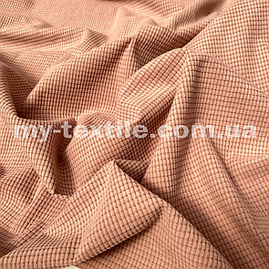 Трикотаж мікровельвет Соти Пудра