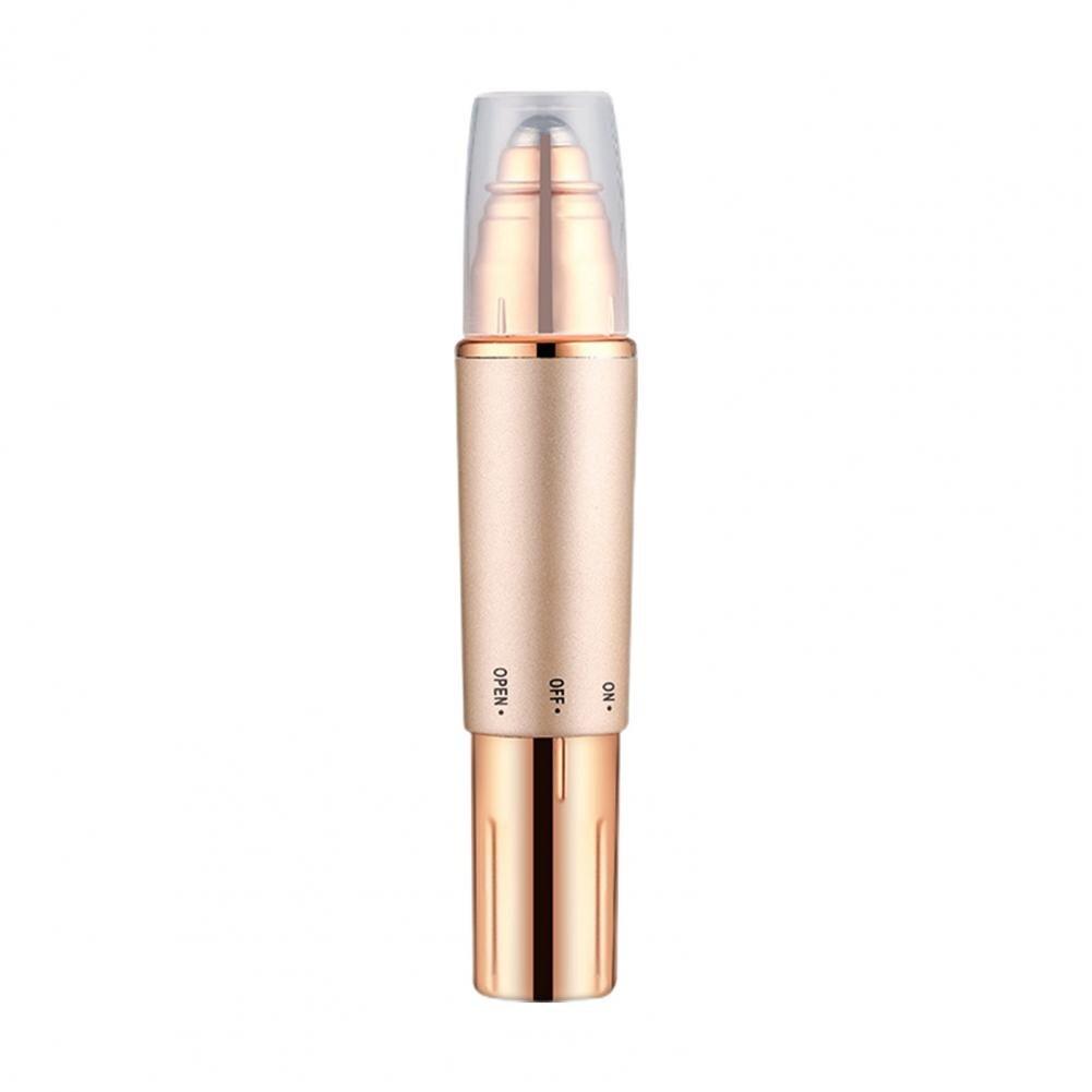 Масажер для обличчя електричний Beauty massager Золотистий (KG-10637)