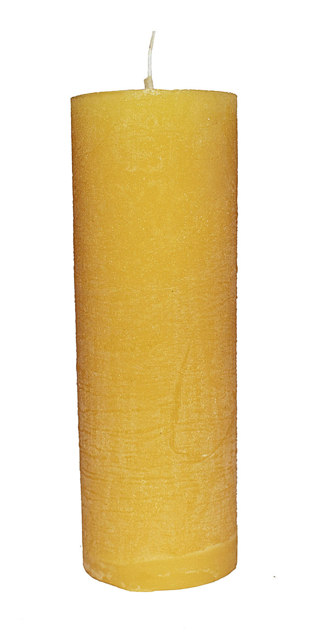 Свічка-циліндр 55*160 мм Проміс-плюс жовтий Honey comb