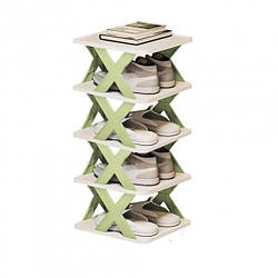 Вертикальна полиця органайзер для взуття на 5 рівнів підлогова GS-7209