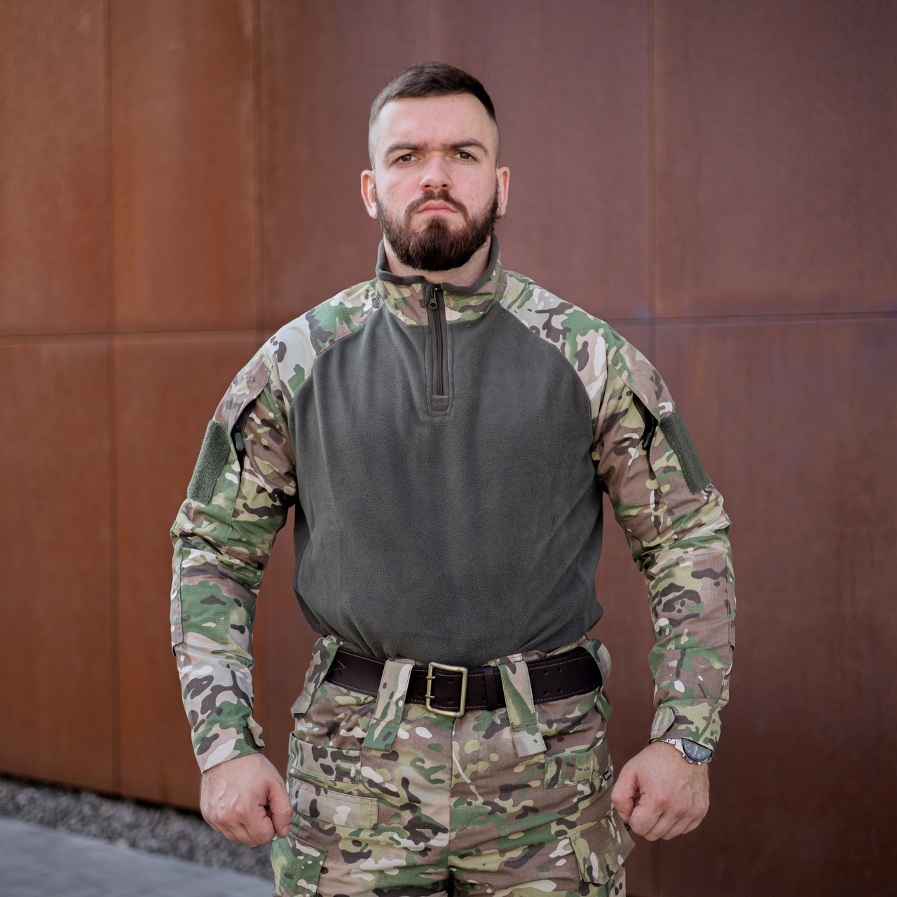 Флісова бойова сорочка Grifon Ubacs(Убакс) Tropik мультикам ріп-стоп, фото 1