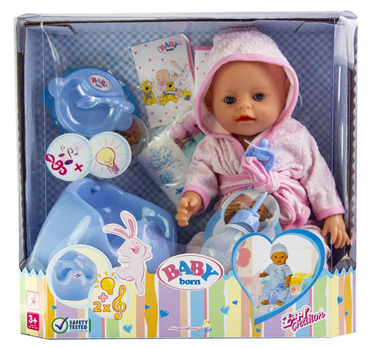 Кукла Baby Born (Бейби Борн) с аксессуарами, музыкальный горшок (K152 ...