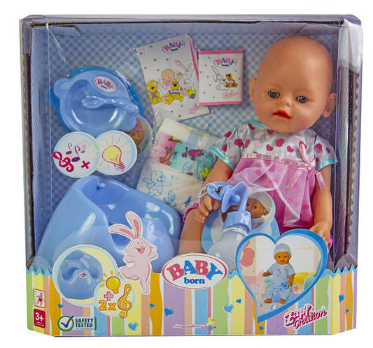 Кукла Baby Born (Бейби Борн) с аксессуарами, музыкальный горшок (К148 ...