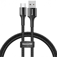 Кабель зарядный Baseus Halo Data Micro USB 3A 1м CAMGH-B01 Чёрный