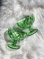 Креманка OLens Изумруд 34215-10-1 250 мл зеленый посуда на ножке для десертов креманка