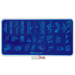 Пластина для стемпінгу Global Fashion №86