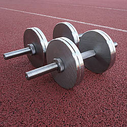 Гантелі набірні, металеві без покриття 2 по 12 кг