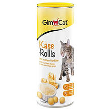 Вітаміни для кішок GimCat (Джимкет Чизис) сирні таблетки з вітамінами А, D, Е, 850шт 425г
