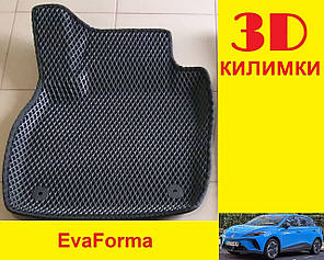 3D килимки EvaForma на MG 4 EV '22-, килимки ЕВА, фото 1