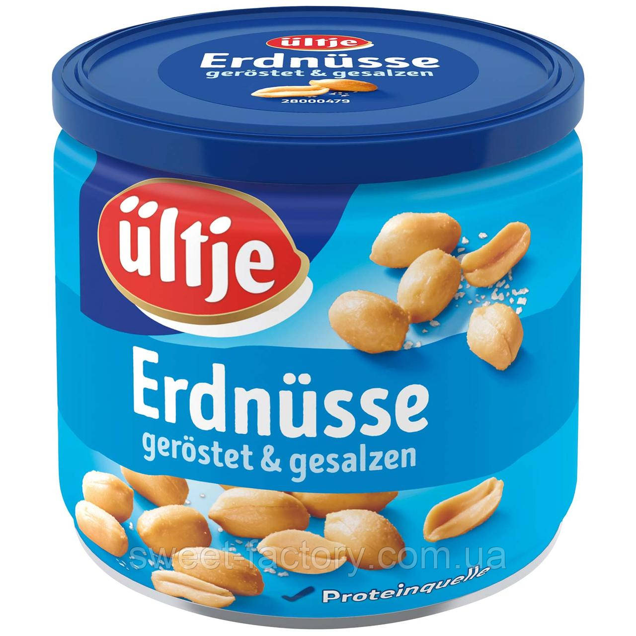 Арахіс солоний смажений Ultje Erdnusse Peanut 180g, фото 1
