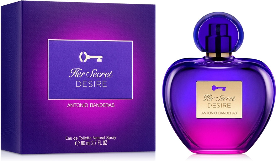 Туалетная вода Antonio Banderas Her Secret Desire EDT 80мл Антонио Бандерас Хе Сикрет Дезирэ Оригинал