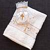 Крижма для хрещення 70х140 та мішечок для локона Хрестильний рушник крижма /Рушник хрестильний Рушник для хрещення, фото 5