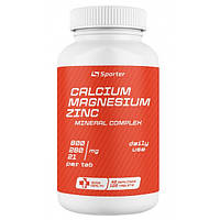 Мінеральний комплекс Sporter Calcium magnesium zinc 120 таблеток