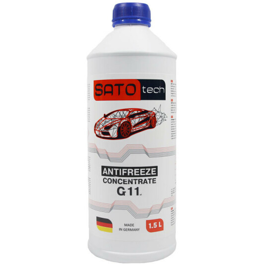 Sato TECH G11 синій, 1,5 л (G1101B) концентрат антифризу, фото 1