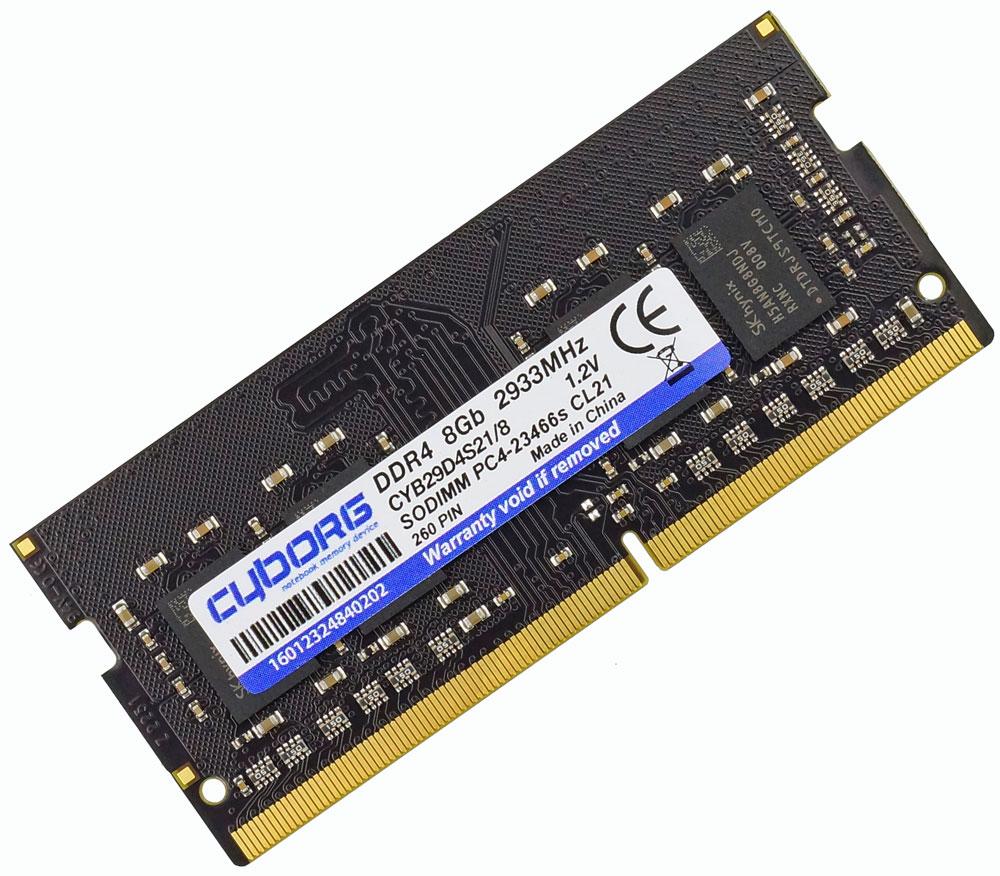 SODIMM DDR4-2933 8GB PC4-23400 - оперативна пам'ять для ноутбука CYBORG CYB29D4S21/8 (776773), фото 1