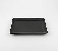 Прямоугольная тарелка для подачи блюд Porland Seasons Black 18*13см 358819
