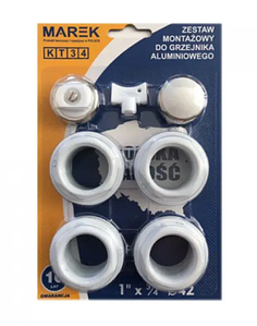 Комплект для секційних радіаторів без кріплення 3/4" MAREK